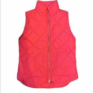 NWT! J.Crew Puffer Vest, in Pink, XS.